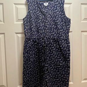 Old Navy sleeveless blue dress